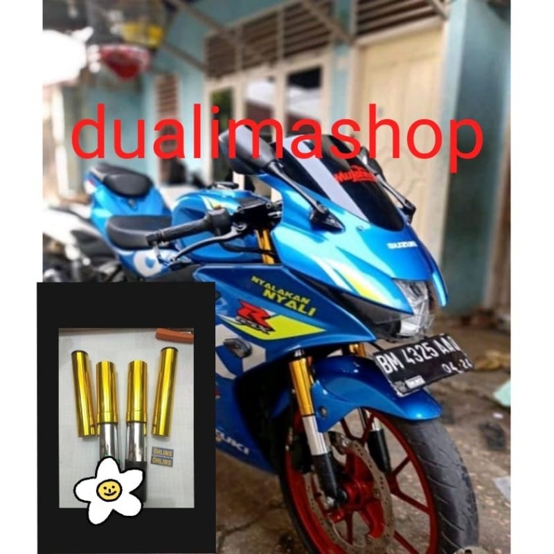 Cover shock Suzuki GSX 150 R model usd, cover shock gsx