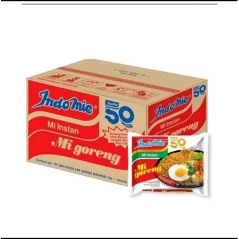 

Indo mie goreng 1dos isi 40 bungkus