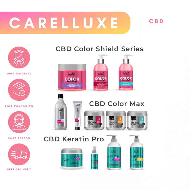 CBD SHAMPOO | CONDITIONER | MASKER RAMBUT RUSAK | KERATIN MASK
