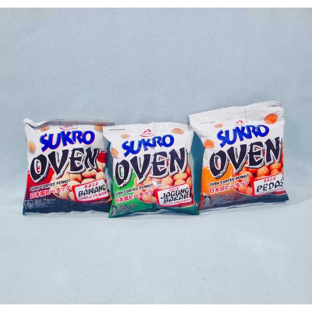 

Sukro Oven Bawang / Jagung Bakar / Pedas (1 Renteng isi 10 Pcs)