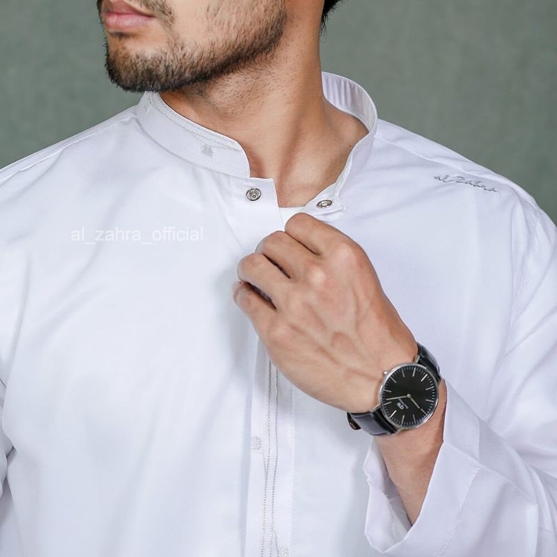 KOKO PUTIH LENGAN PANJANG DEWASA BY AL-ZAHRA