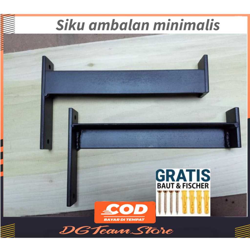 SIKU AMBALAN / BESI PENYANGGA PAPAN / SIKU L