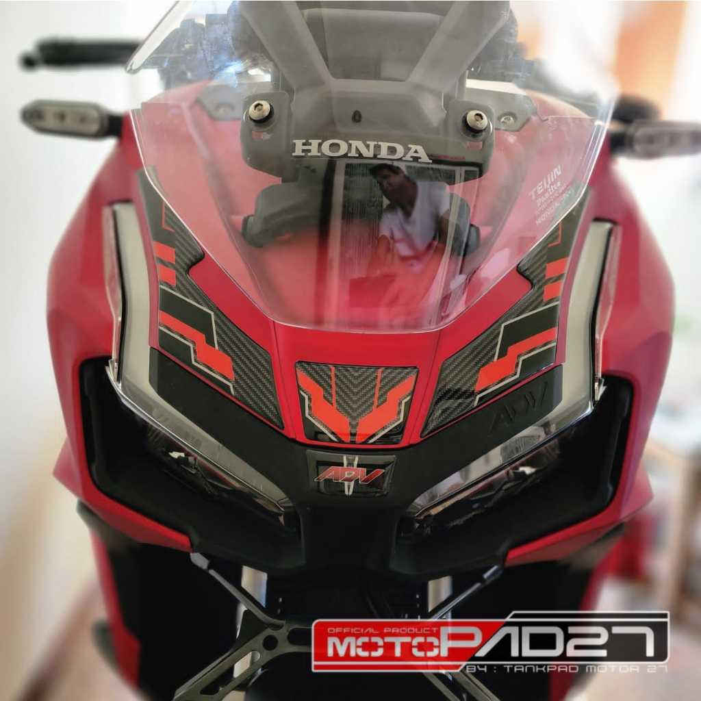 Stiker Visor ADV 160 Stiker windscreen ADV 160 bahan resin Original