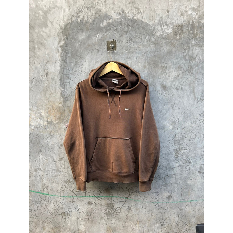 RARE NIKE BROWN HOODIE NOT NIKE CENTER