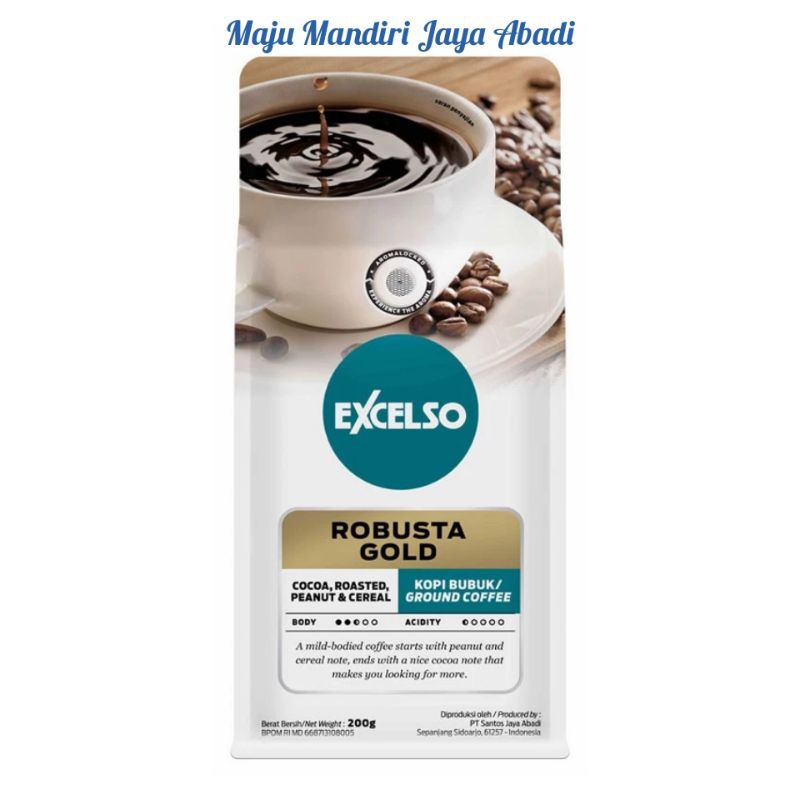 

Excelso Kopi Robusta Gold Bubuk 200 Gram