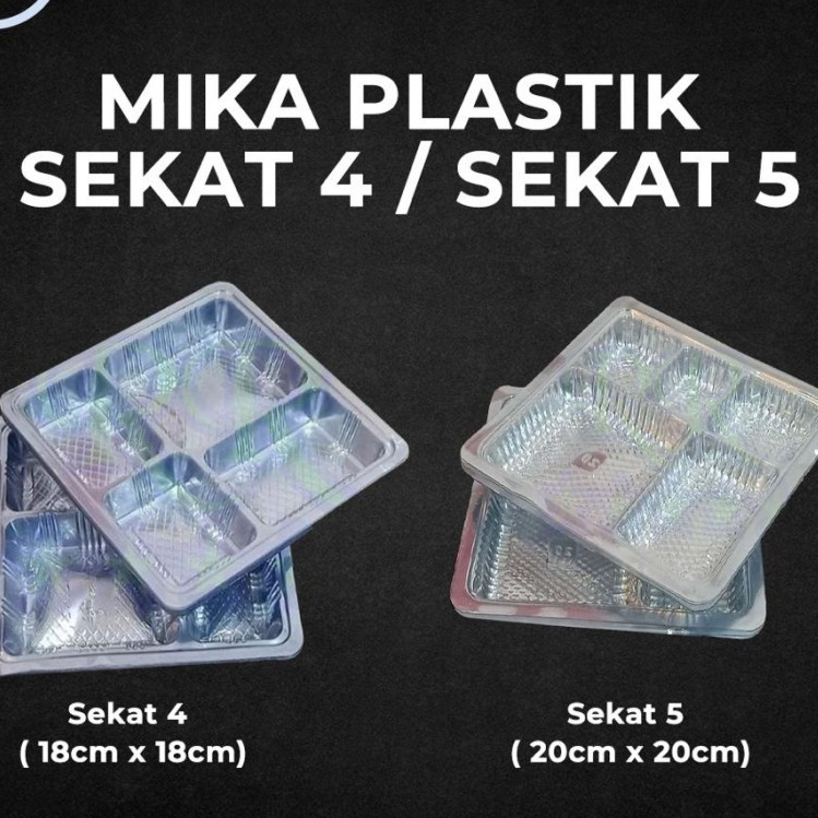 Mika Nasi sekat 4 sekat 5 (25) Berkat Hajatan tahlilan Kuning Ultah Kotak Berkat
