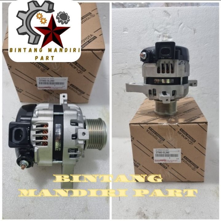 ALTERNATOR DINAMO AMPERE FORTUNER HILUX DIESEL 2016 UP 27060-0L200