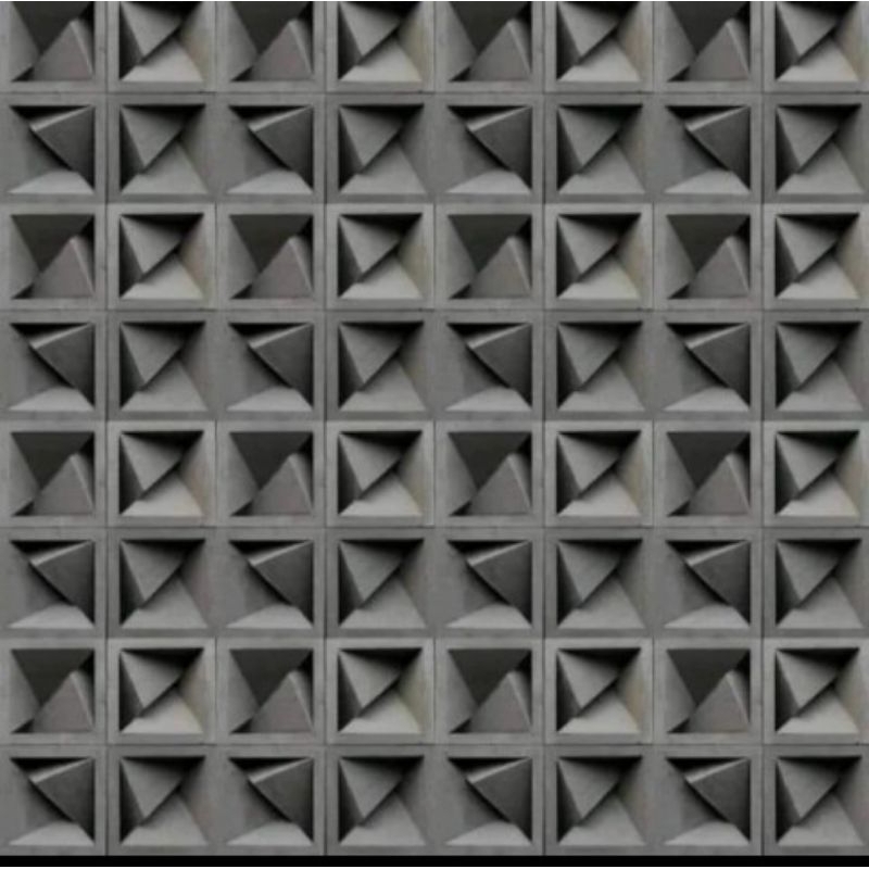 Loster/Roster beton 2muka abu/Minimalis