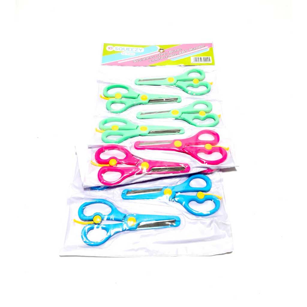 

Harga Grosir ( 1lempeng/12pcs ) Gunting Kecil Warna SC-SQ03 SQUEEZY