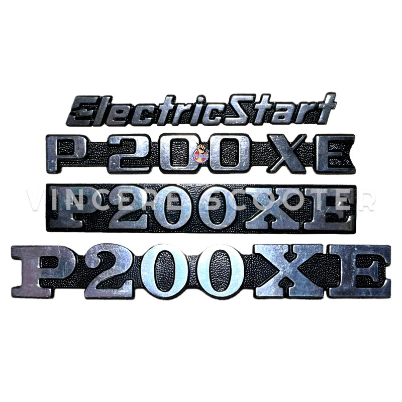 Emblem P200XE Electric Start NOS Vespa Spartan Excel 200 PX200