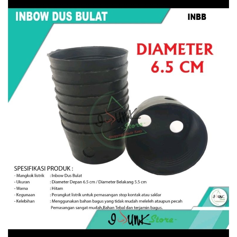 INBOW DUS/MANGKOK LISTIK BULAT/INBOW DUS BULAT