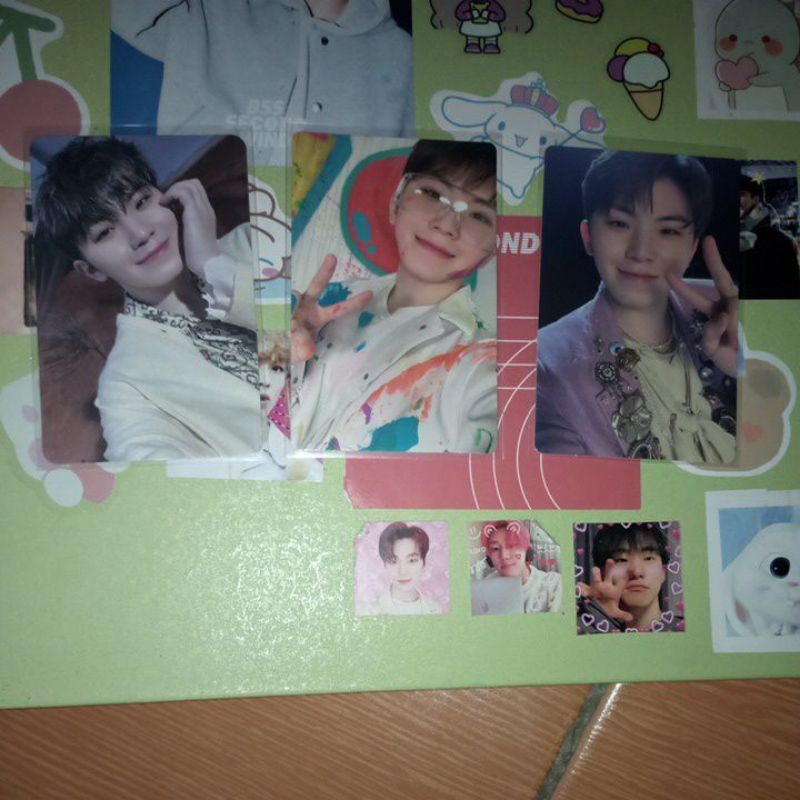 photocard woozi seventeen fts face the sun