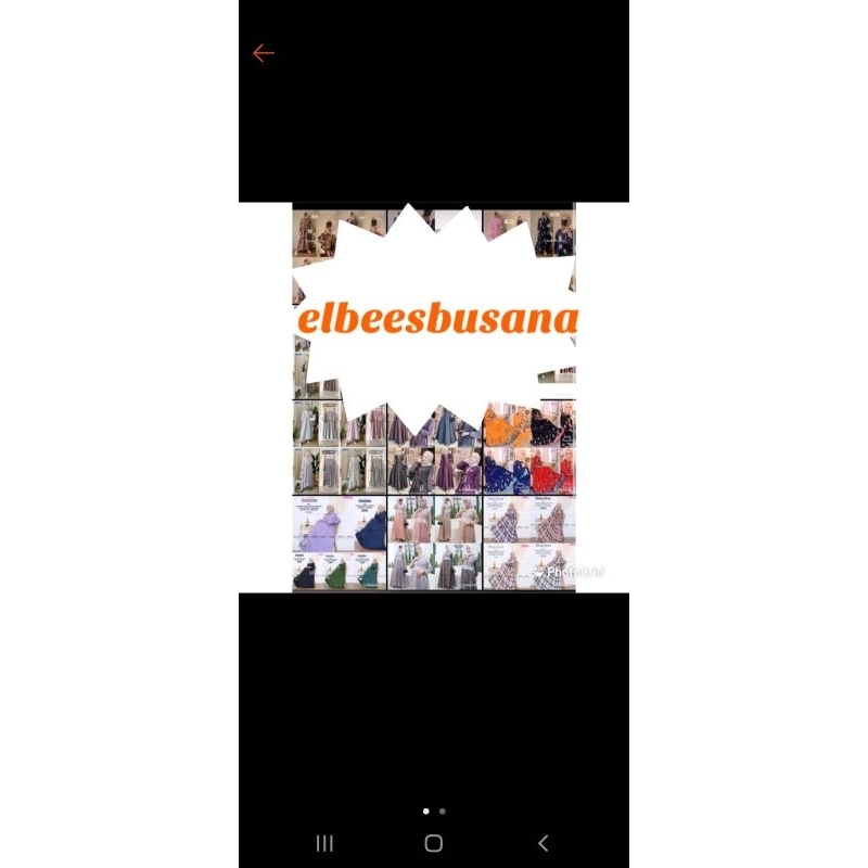 PL hijab segi empat payet warna biru