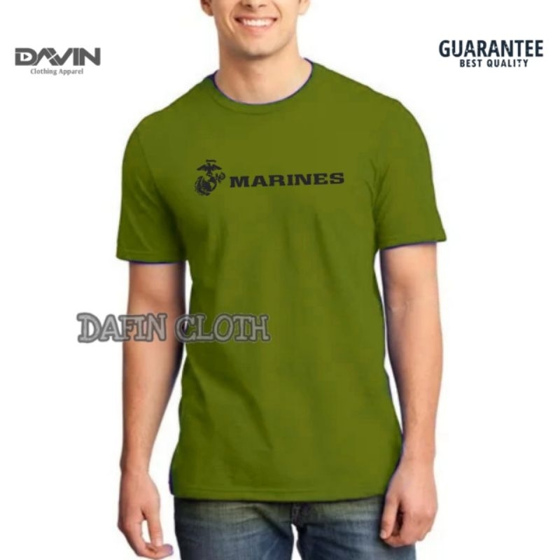 Kaos Pria Baju Tshirt USMC Marines Corps