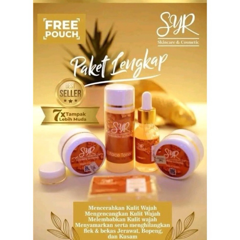 paket lengkap syr glowing original