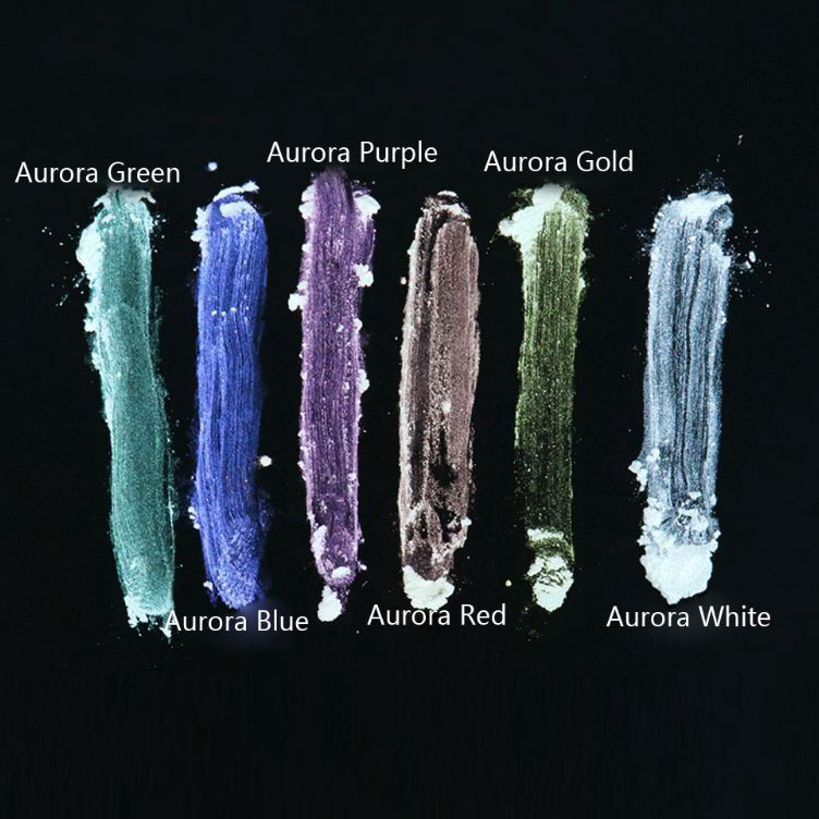 

Best Seller Bubuk Pewarna Pigment Resin Lilin Wax Slime Powder Aurora Pearl