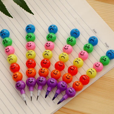 

Dijual HC Pensil Mewarnai 7 Warna Isi 5pcs Pensil Warna Warni Susun Bulat Karakter Smiley Alat Melukis Tujuh Susun Emoji Rainbow Ready Stock