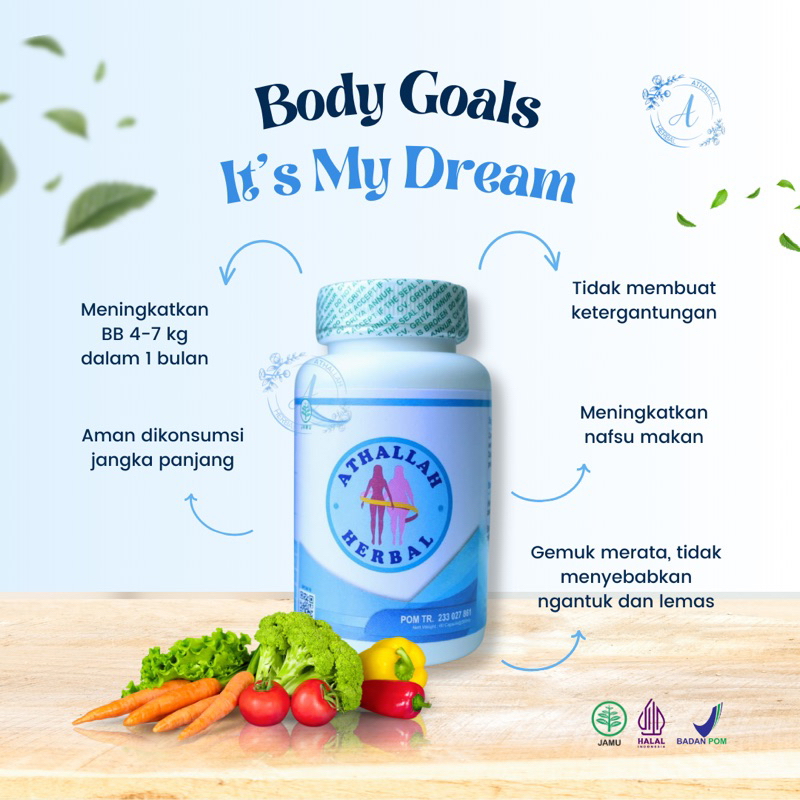 

F_daybose - Penggemuk Athallah Herbal BPOM Penambah Nafsu Makan & Berat Badan