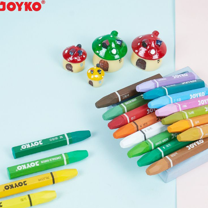

☈➸❋✦ Crayon Joyko/Oil pastel Joyko 72 warna ( 1 set ) Terbaru