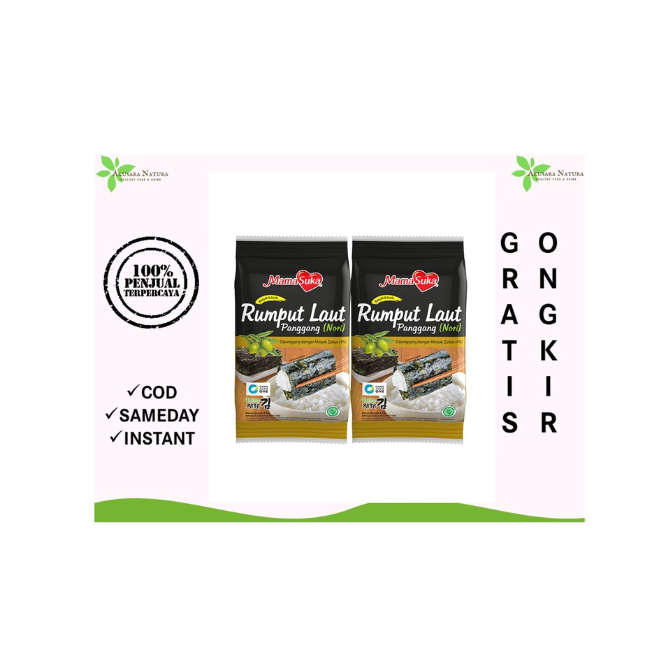 

Laris Mamasuka Rumput Laut 4.5gr isi 2 pcs [BISA COD | SAMEDAY | INSTANT]