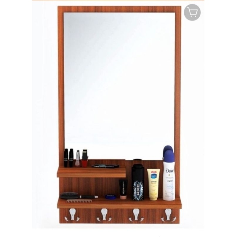 Rak Kaca Make Up Minimalis