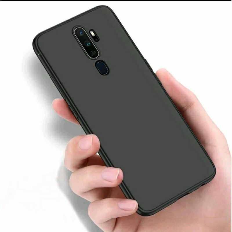 Case Oppo A5 2020/A9 2020 Softcase Premium Black Casing Hp Sillikon Hitam