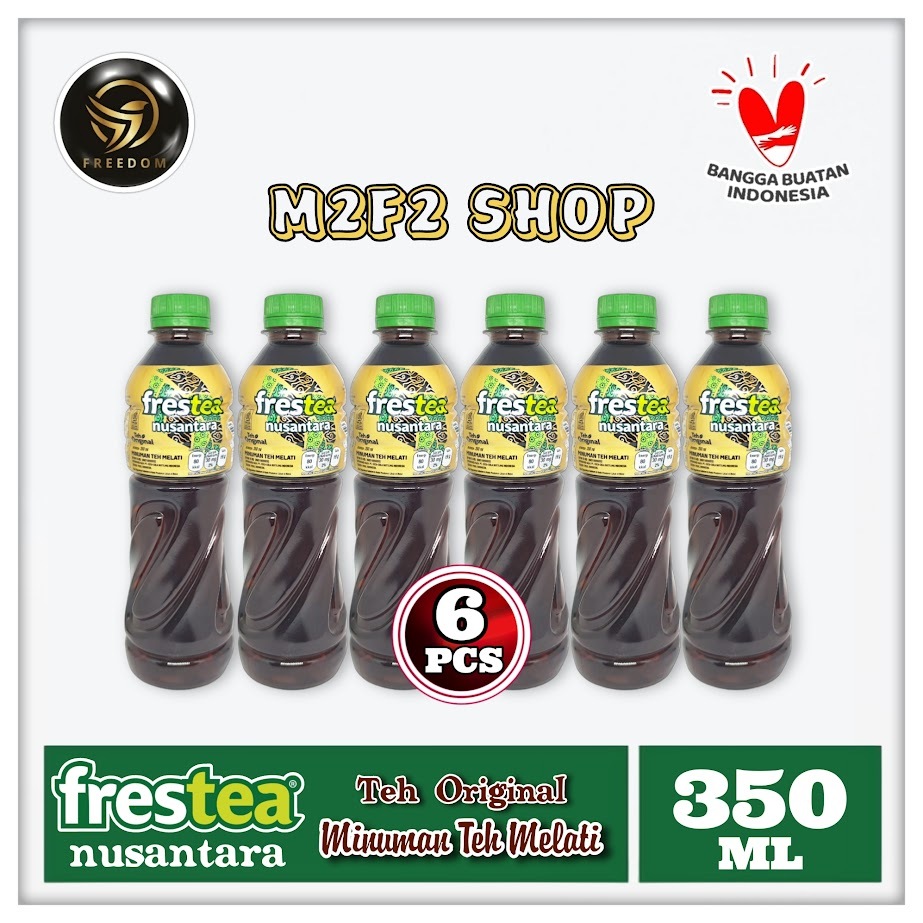 

Frestea Nusantara Teh Original Botol Plastik Pet - 350 ml (Kemasan 6 Pcs)