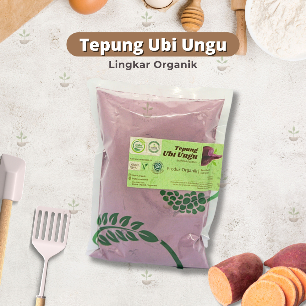 

Lingkar Organik Tepung Ubi Ungu 500gr