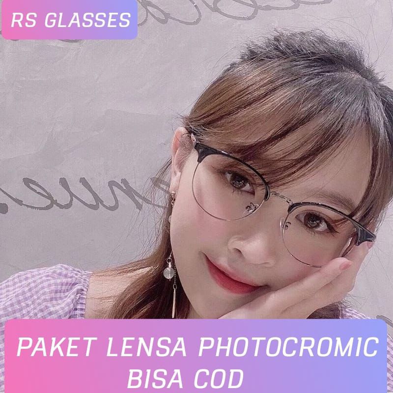 KACAMATA PHOTOCROMIC KACAMATA ANTIRADIASI UNISEX FRAME 6214