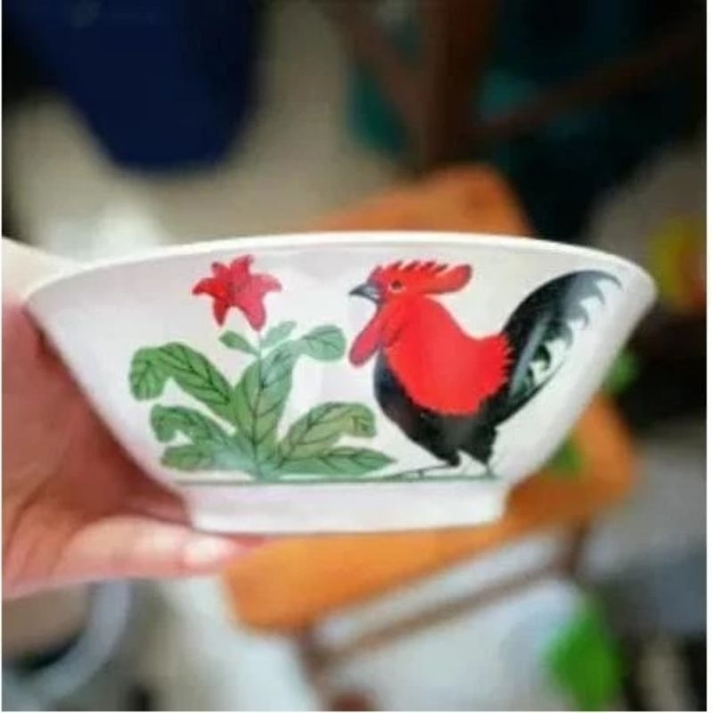 mangkok keramik ayam jago/mangkok bakso keramik