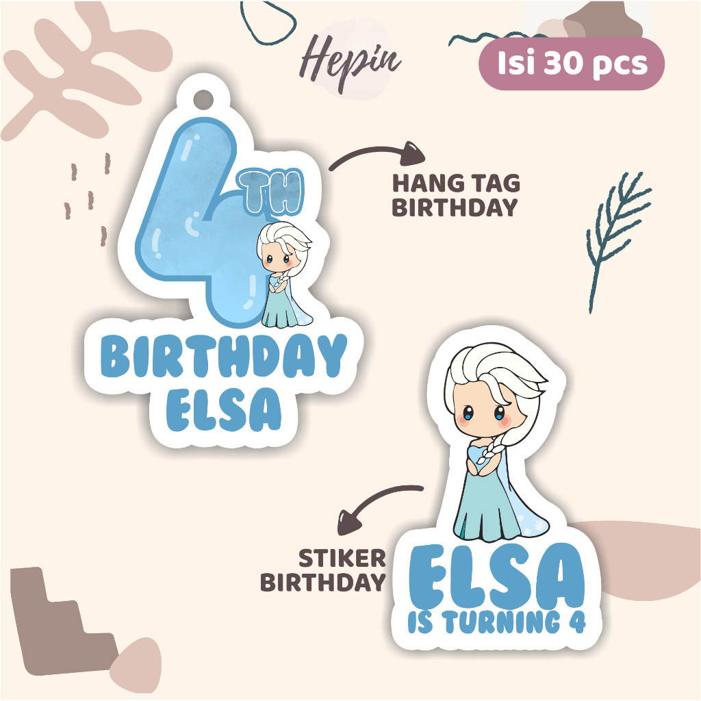 

(30pcs) diecut Hang tag & stiker ulang tahun tema DISNEY PRINCESS /label tag ulang tahun murah/hang tag ulang tahun/tag souvenir ulang tahun/stiker nama ualang tahun/diecut stiker&t ag