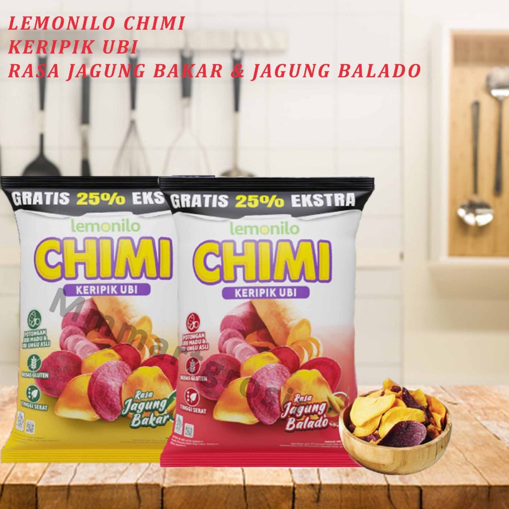 

Lemonilo Chimi / Keripik Ubi / Keripik Varian Rasa / 45gr