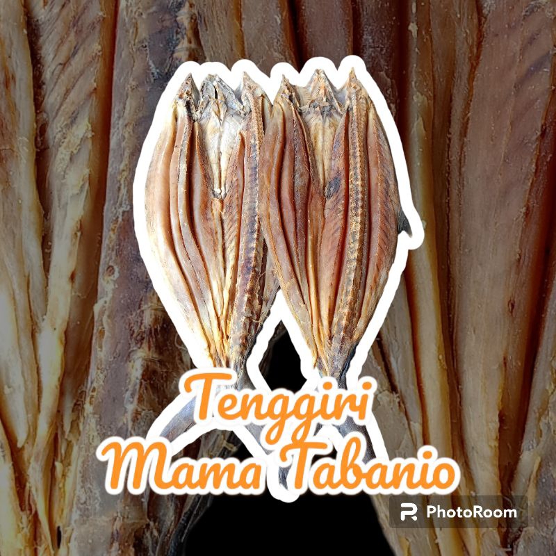 

Ikan Asin Telang Tenggiri/Tengiri Tabanio 1kg-1.4kg (Utuh)