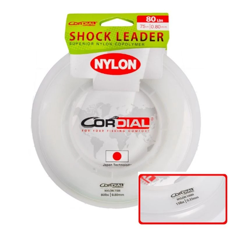 Senar Leader Cordial NYLON SHOCK LEADER | Bahan Nylon | Lentur | Kuat | Alat Pancing Unggulan