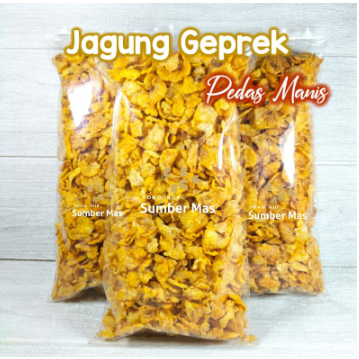 

Emping Jagung GEPREK / Cemilan PEDAS MANIS / 250gr