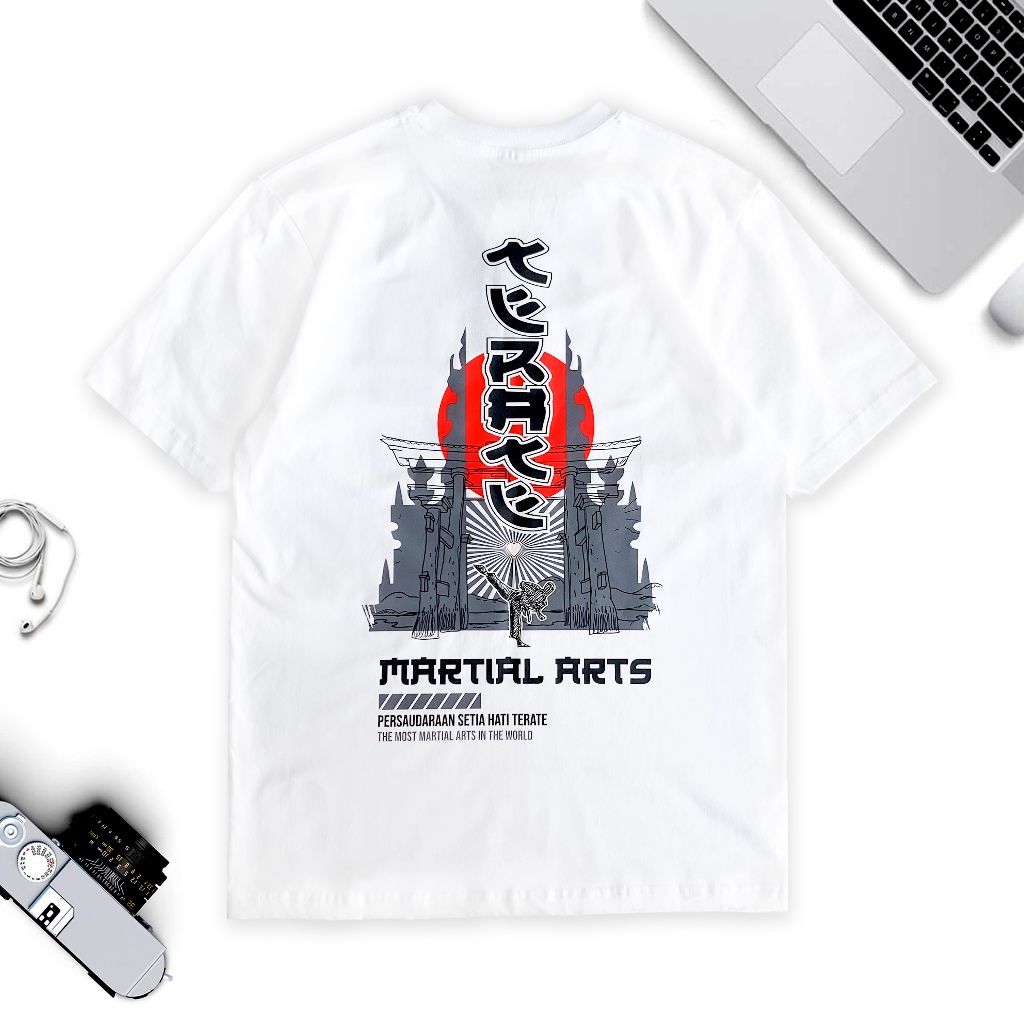 KAOS PSHT 24S | T-SHIRT TERATE JAPANESE STYLE - PUTIH