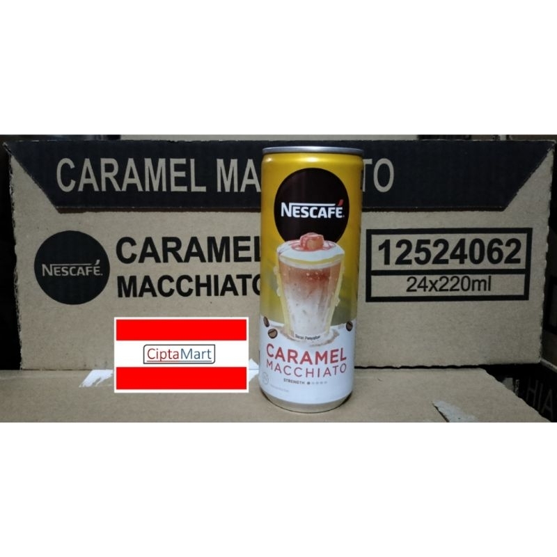 

Nescafe Kaleng Caramel Macchiato 24 x 220 ml ( 1 dus )