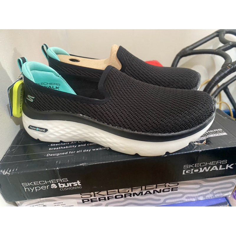 sepatu skecher GO WALK HYPER BURST-VIVID OCEAN