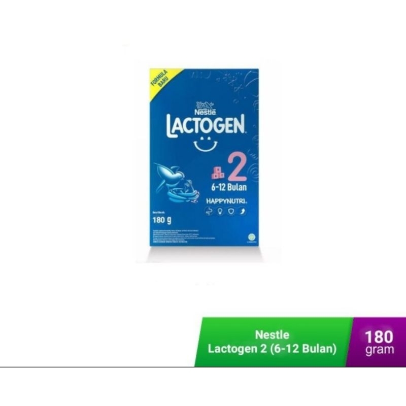 Nestle Lactogen 2 180 gr Susu Formula Bayi 6-12 Bulan