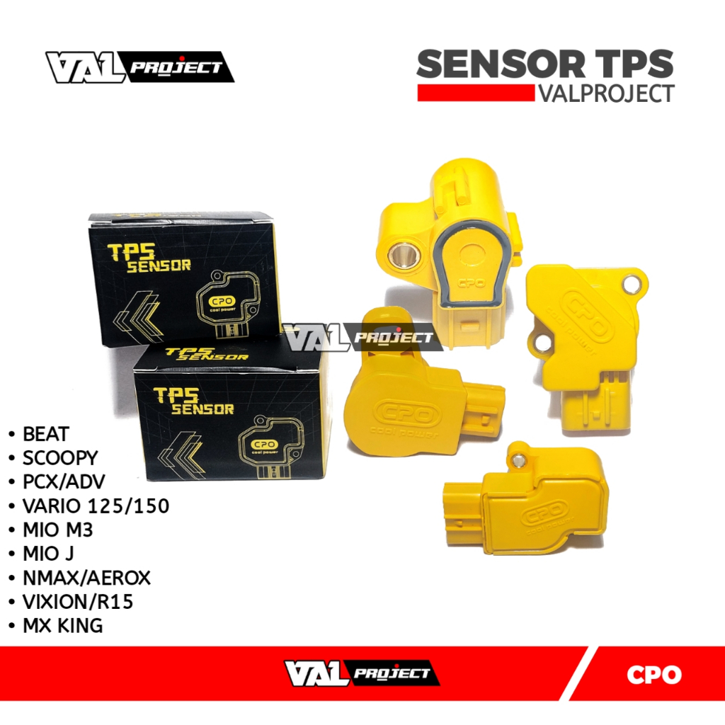 SENSOR TPS CPO BEAT SONIC VARIO 110 125 150 SCOOPY CBR CB150 R CRF MXKING R15 NMAX PCX ADV AEROX ANT