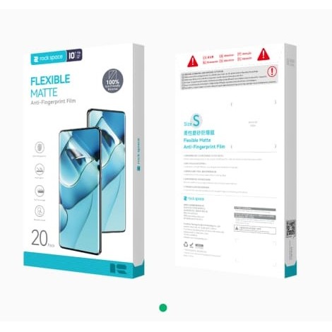 Bahan Hygrogel Rock Space Isi 20 Clear Matte Anti Gores Original Segel