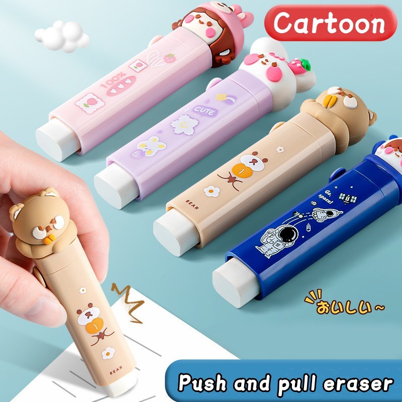 

Push Eraser Sliding Eraser Penghapus Mekanik Hapusan Mekanik Warna Lucu Tidak Meninggalkan Serpihan