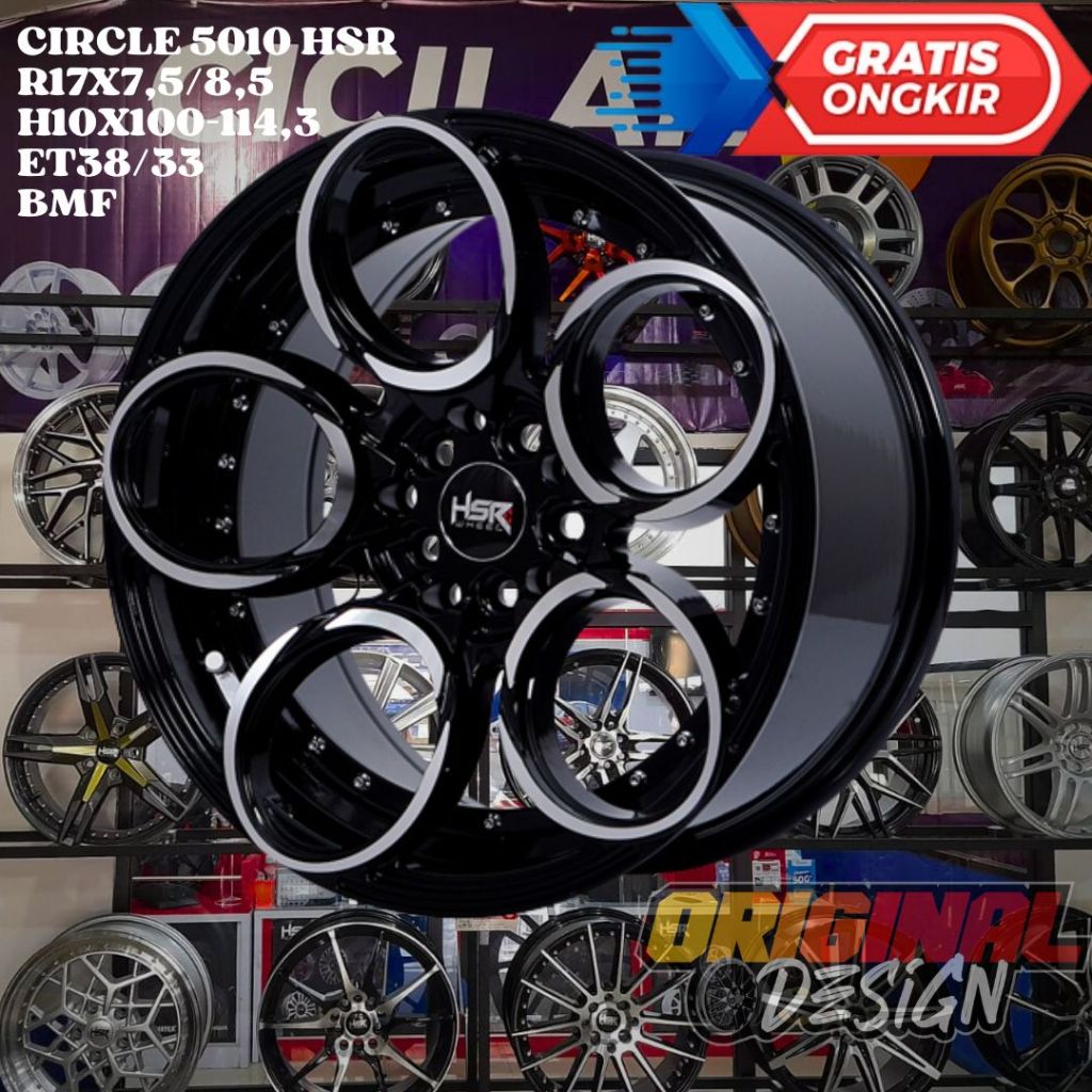 Velg Mobil Ring 17 HSR CIRCLE R17 Untuk XTRAIL , NEW LIVINA , ACCORD