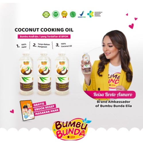 Bumbu Bunda Elia Coconut Cooking Oil / Minyak MPASI / BB Booster MPASI / CCO / VCO /MPASI BISA COD/I