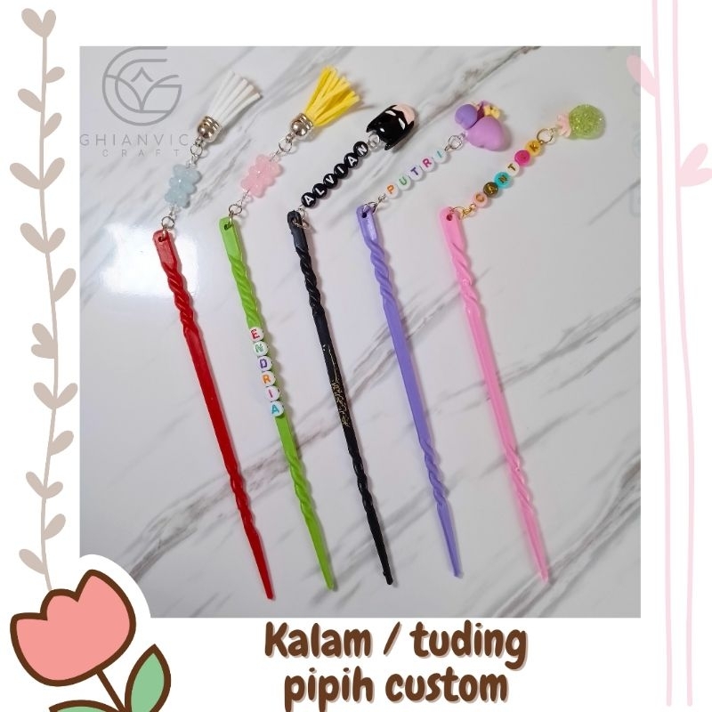 

Kalam / tuding ngaji pipih custom nama /tuding karakter /tuding unik