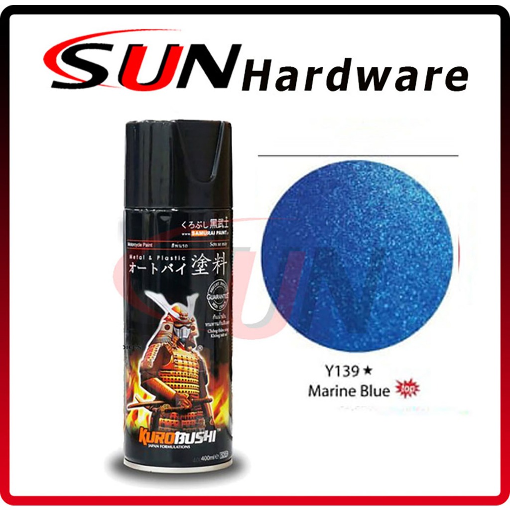 Pilox Samurai 400 ml Marine Blue Biru Y139 Yamaha Pilox Pylox Mengkilap