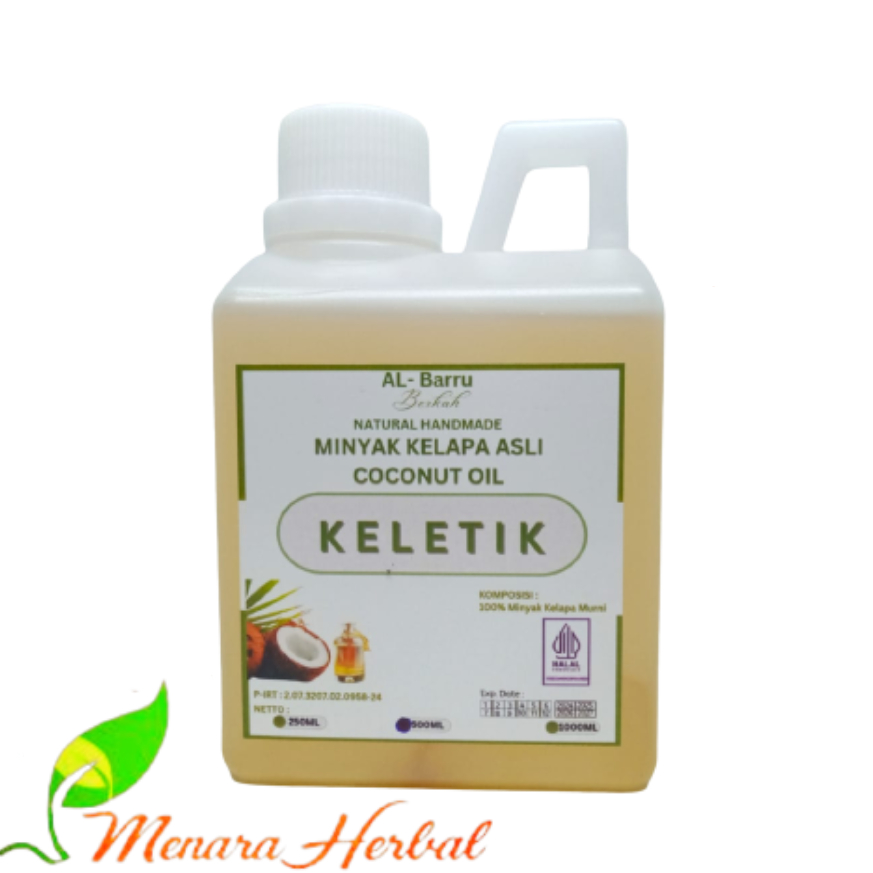 

Minyak Kletik Al-Barru Minyak Kelapa Asli I Virgin Coconut Oil Natural Handmade I VCO Minyak Kelapa Murni I Minyak Keletik 500ml