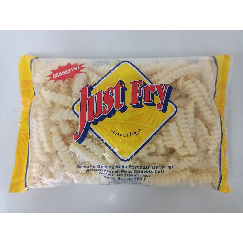 

Just Fry Crincle Cut 900gr Kentang Goreng French Fries