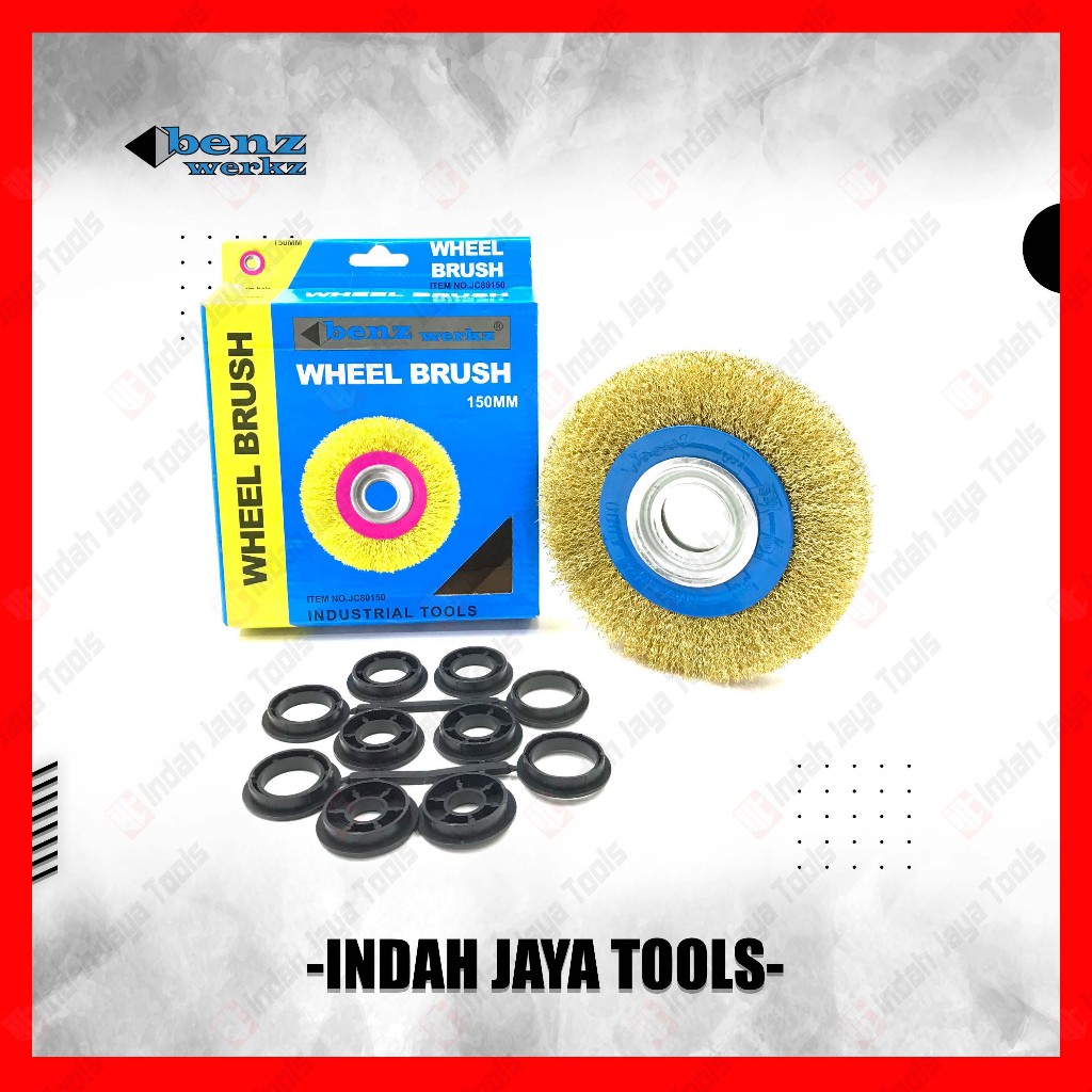 BENZ Sikat Kawat Piring Gerinda Duduk 6 Inch Circular Wire Brush 150mm