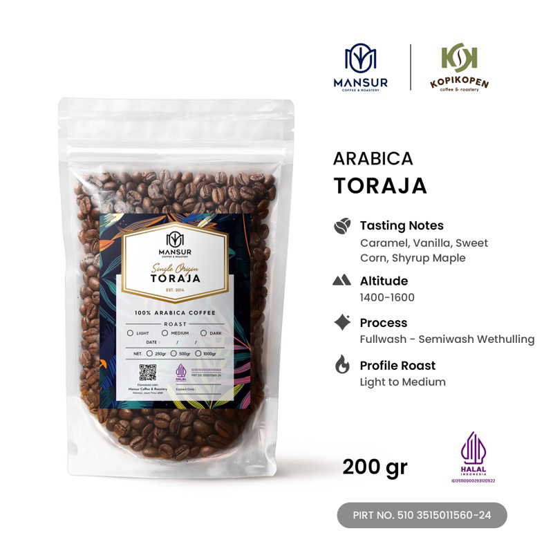 

Kopi TORAJA 250gr